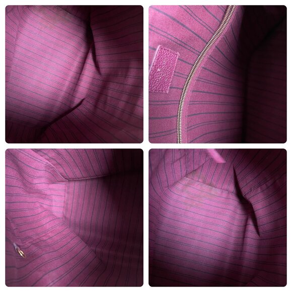 LOUIS VUITTON Aurore Empreinte Bag Satchel Handbag Monogram Leather LV Auth - Picture 4 of 16